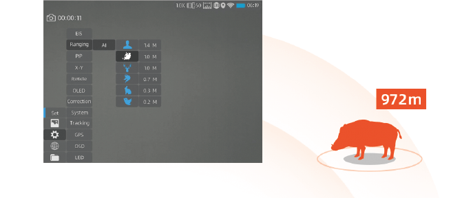 AI Intelligent Rangefinder