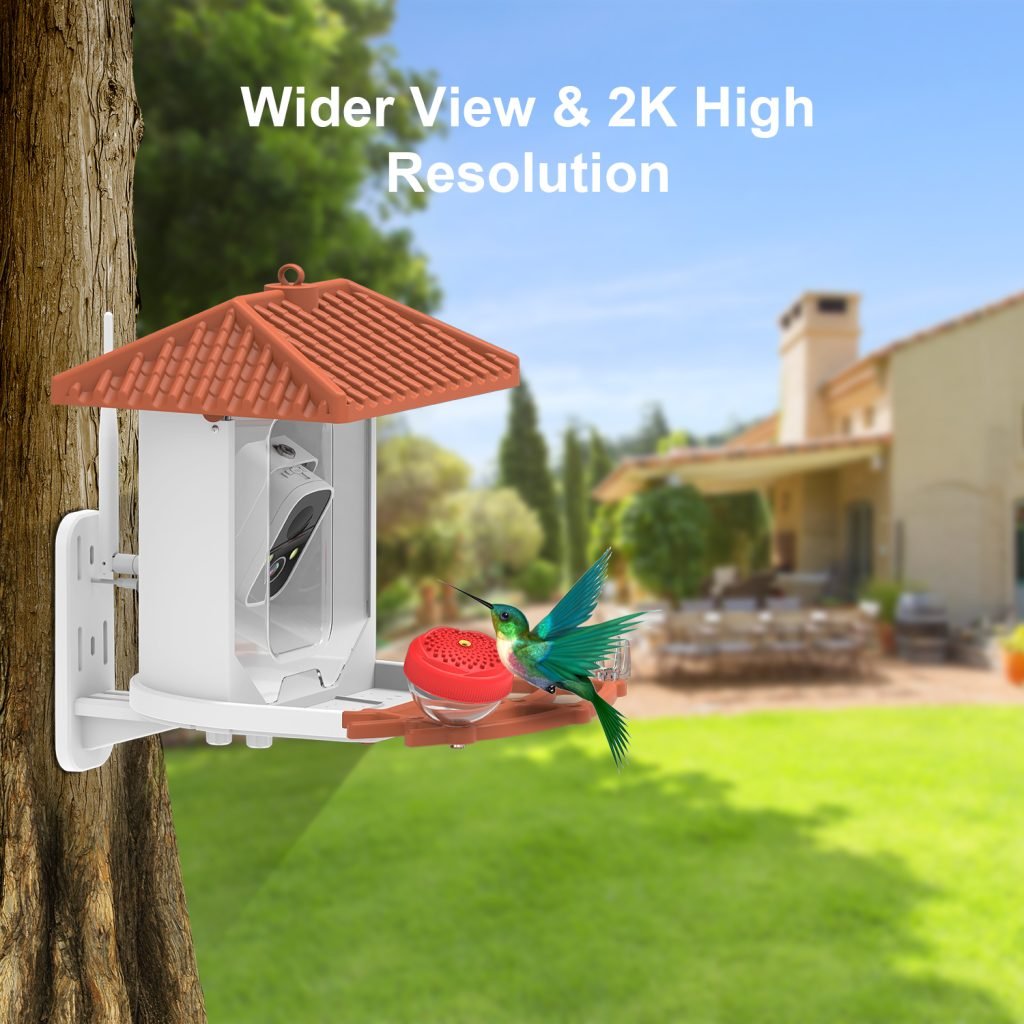 Optics World N1 2K Smart Bird Feeder Camera