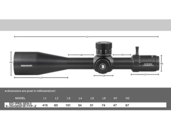 DISCOVERYOPT EDGENII 5-25X56SFIR FFP-Z Rifle Scope