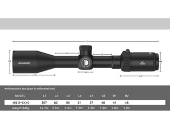 DISCOVERYOPT MS 3-9X40 Rifle Scope