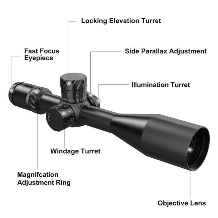 DISCOVERYOPT HDGENII 5-30x56 SFIR Rifle Scope