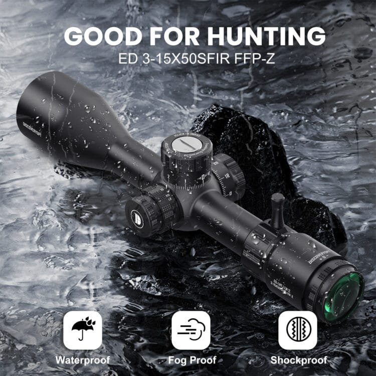 DISCOVERYOPT EDGENII 3-15X50SFIR FFP-Z Rifle Scope