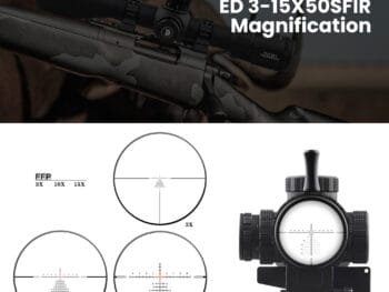 DISCOVERYOPT EDGENII 3-15X50SFIR FFP-Z Rifle Scope
