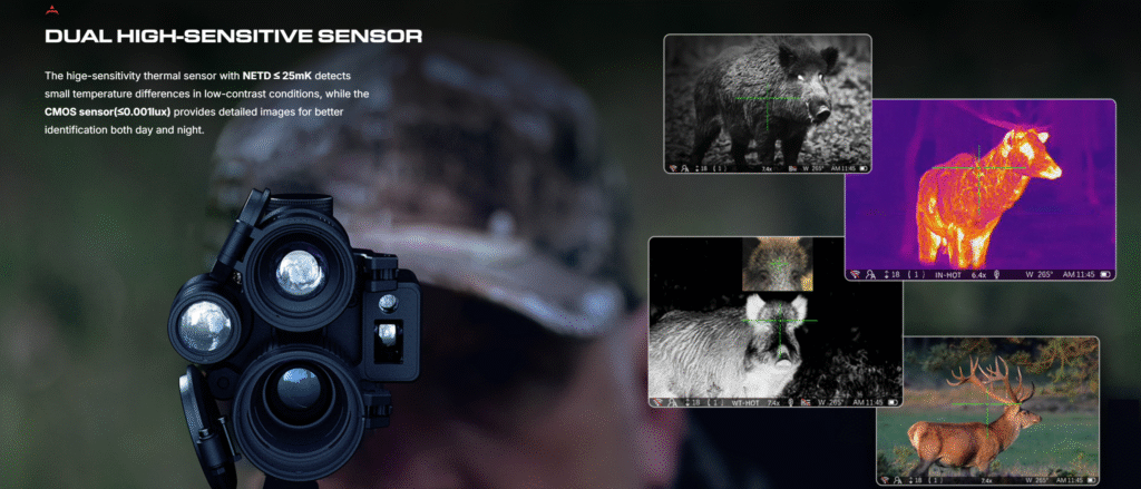 PARD Landsat 256 Mini-19/30/LRF Multi-spectral Rifle Scope