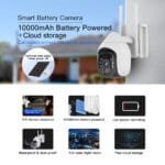 BS9 Wifi Outdoor Solar Security Camera