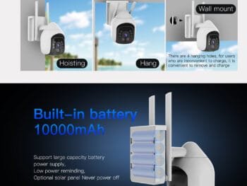 BS9 Wifi Outdoor Solar Security Camera
