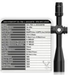 DISCOVERYOPT ED-PRS GENII 4-20X52SFIR FFP MRAD Rifle Scope