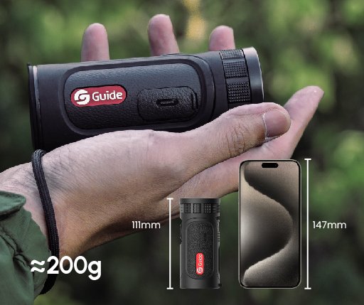 Guide TE211M Handheld Mini Thermal Imaging Monocular