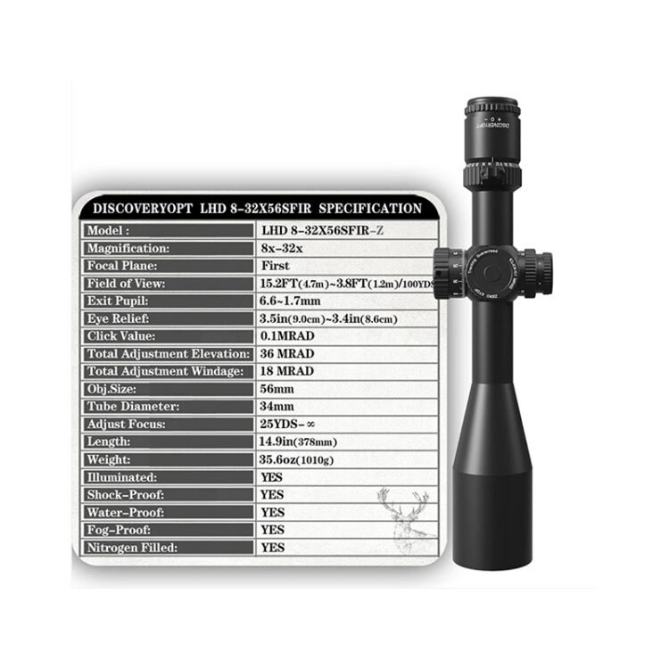 DiscoveryOPT LHD 8-32X56SFIR FFP