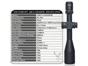 DiscoveryOPT LHD 8-32X56SFIR FFP