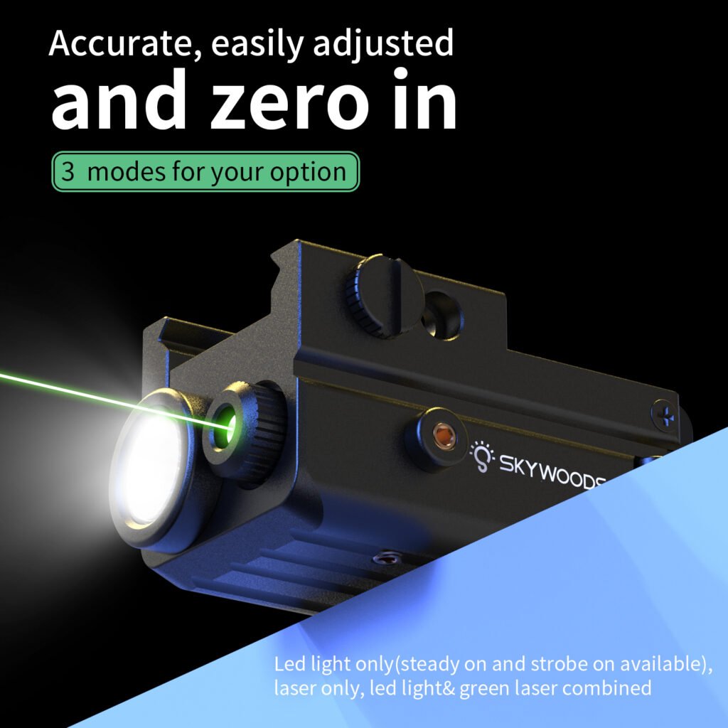 Skywoods PL300G Pistol Light With Laser