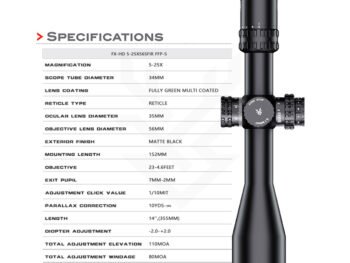 SWAMPDEER FX-HD 5-30X56SFIR FFP-S Rifle Scope