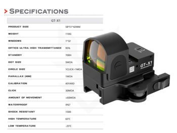 swampdeeroptics GT-X1 RED DOT