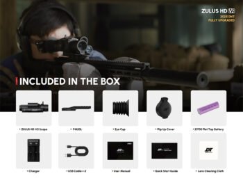 DNT ZULUS HD 3-12X V2 LRF Digital Night Vision Rifle Scope-1