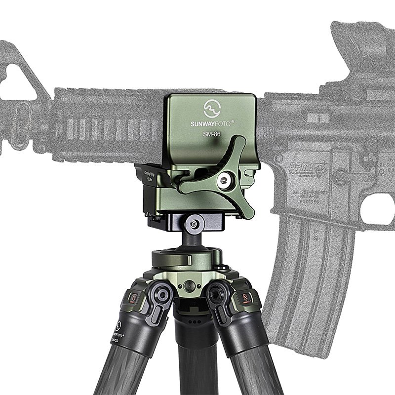 SUNWAYFOTO SM-86 Saddle Mount Rifle Adapter-7 SUNWAYFOTO SM-86 Saddle Mount Rifle Adapter