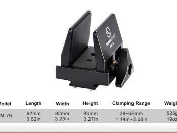 SUNWAYFOTO SM Series Saddle Mount Rifle Adapter-SM-76