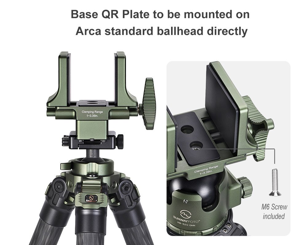 SUNWAYFOTO SM Series Saddle Mount Rifle Adapter-SM-86