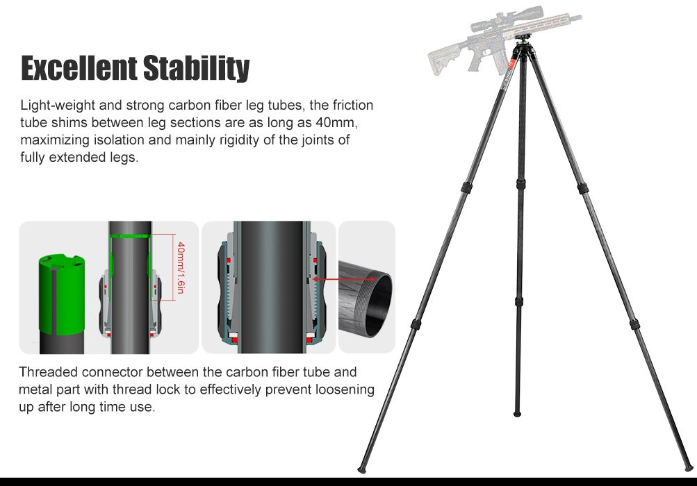 SUNWAYFOTO T2830CSL-D Carbon Fiber Tripod