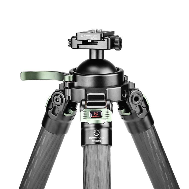 SUNWAYFOTO T3620CS-D Carbon Fiber Tripod with 360° Ball Head