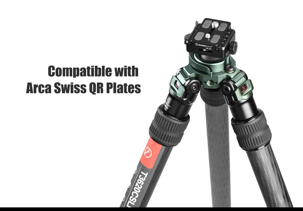 SUNWAYFOTO T3620CSLI-D Carbon Fiber Tripod