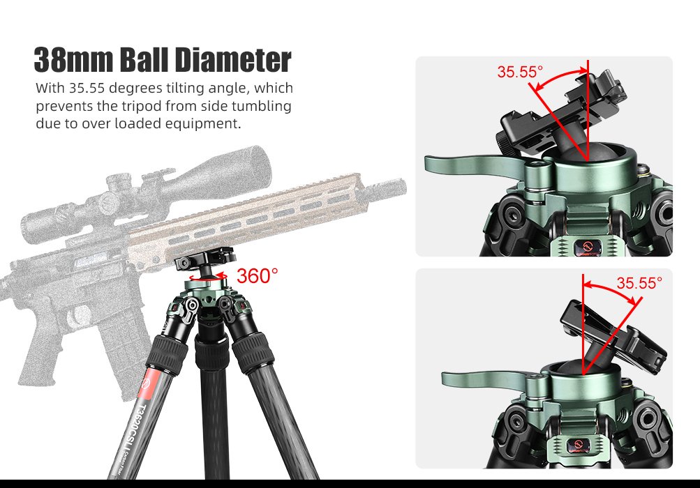 SUNWAYFOTO T3620CSLI-D Carbon Fiber Tripod