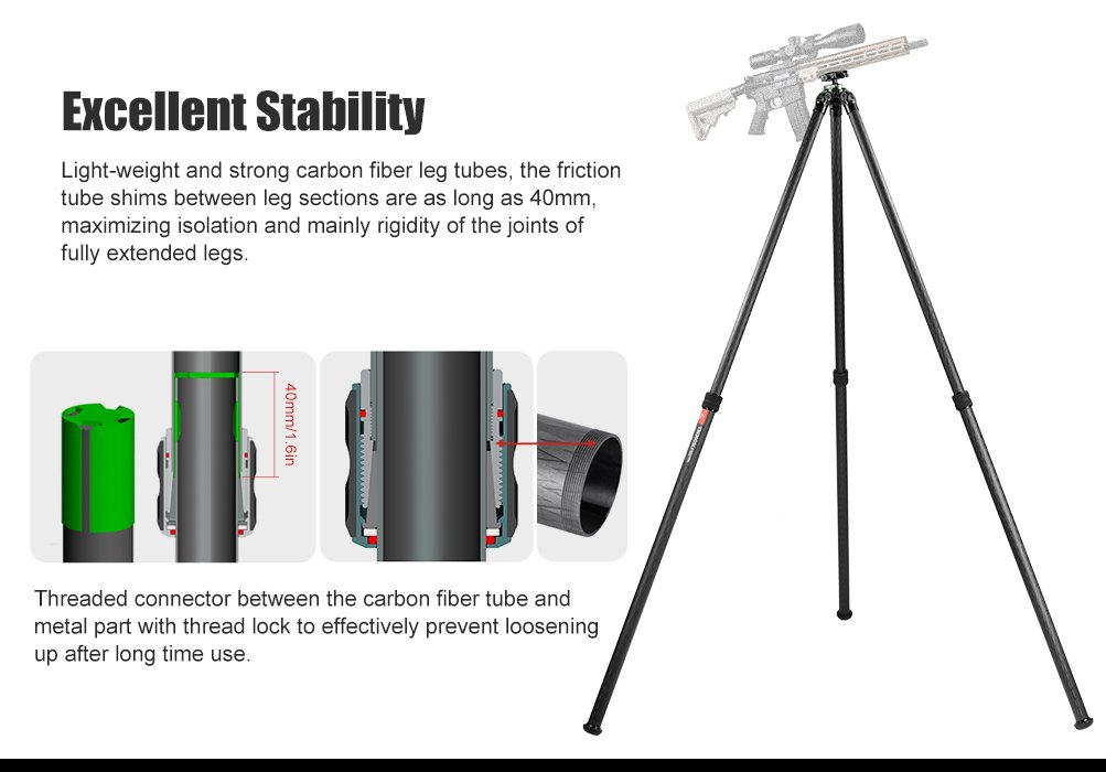 SUNWAYFOTO T3620CSLI-D Carbon Fiber Tripod