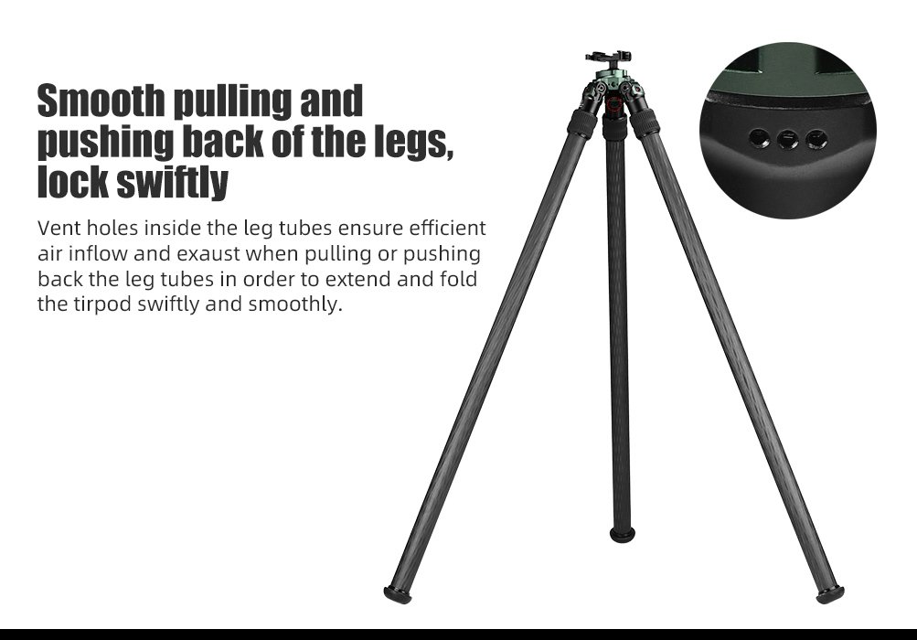 SUNWAYFOTO T3620CSLI-D Carbon Fiber Tripod