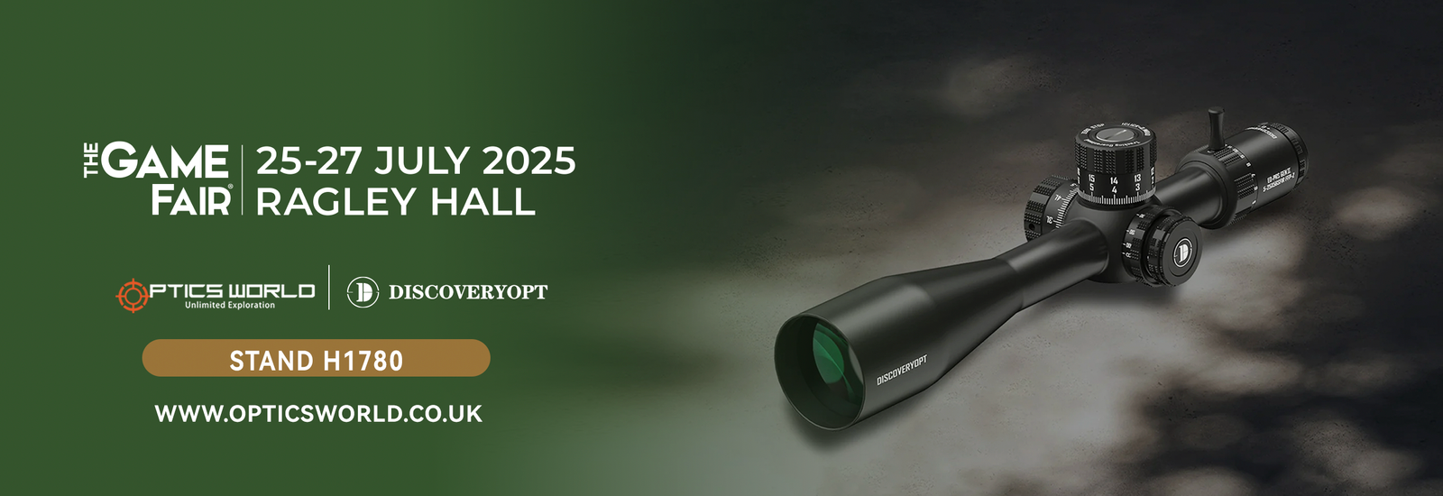 2025 GAME FAIR Optics World UK DiscoveryOPT