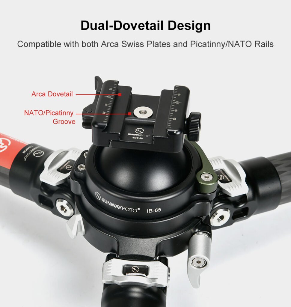 SUNWAYFOTO IB-65 Heavy Duty Tipod Ball Head