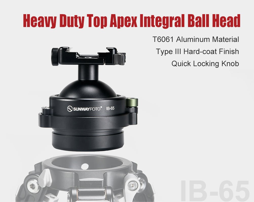 SUNWAYFOTO IB-65 Heavy Duty Tipod Ball Head