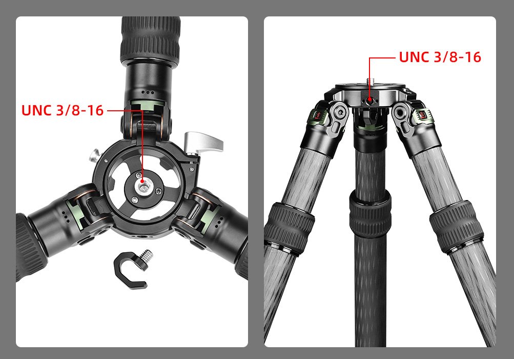 SUNWAYFOTO T4020CMLI Tripod Carbon Fiber