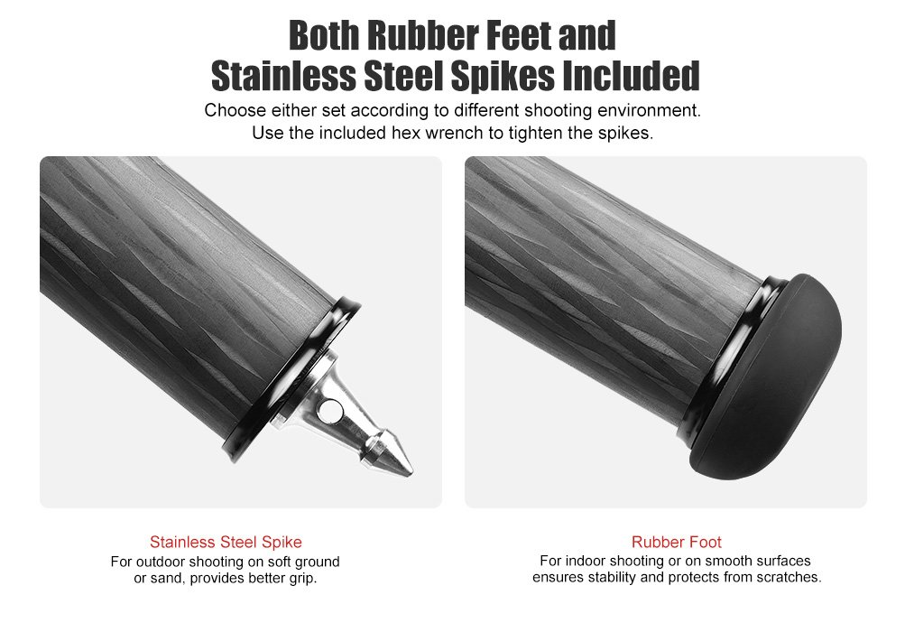SUNWAYFOTO T4020CMLI Tripod Carbon Fiber