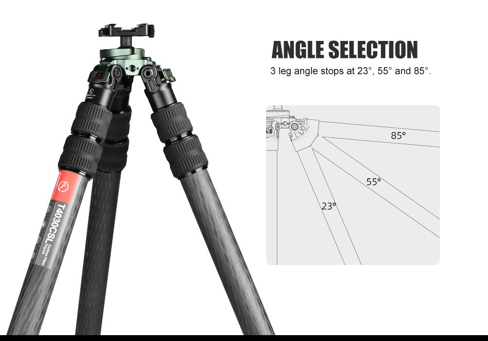 SUNWAYFOTO T4030CSI Tripod Carbon Fiber