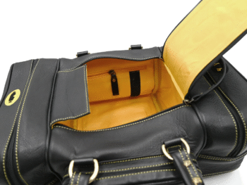 SWATCOM Black Leather Range Bag