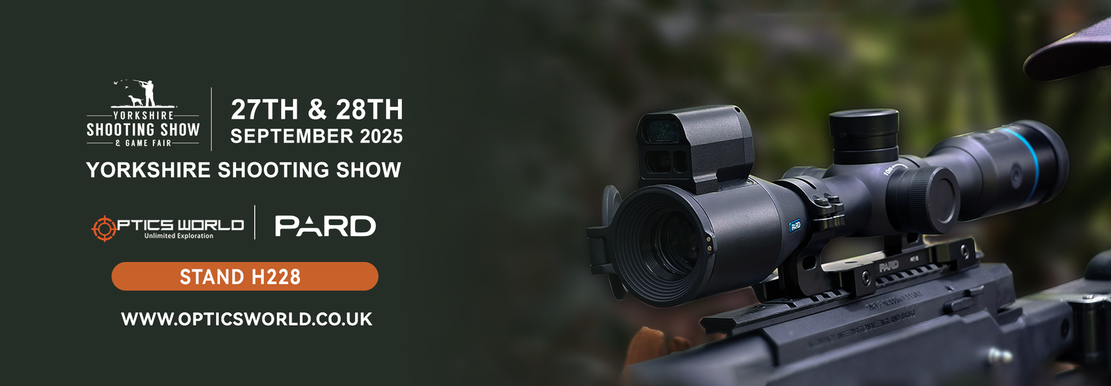 2025 YORKSHIRE SHOOTING SHOW-Optics World-PARD