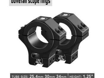DISCOVERYOPT Multi-Compatible Mount for Dovetail Rails Scope Rings