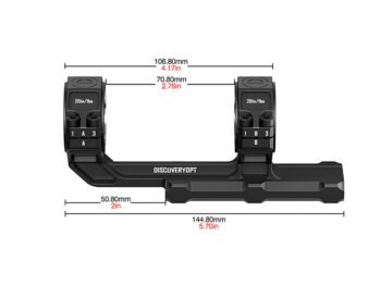 DiscoveryOPT Multi-Compatible Cantilever Scope Mount