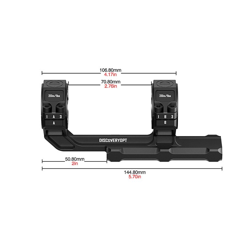 DiscoveryOPT Multi-Compatible Cantilever Scope Mount-7-1 DiscoveryOPT Multi-Compatible Cantilever Scope Mount