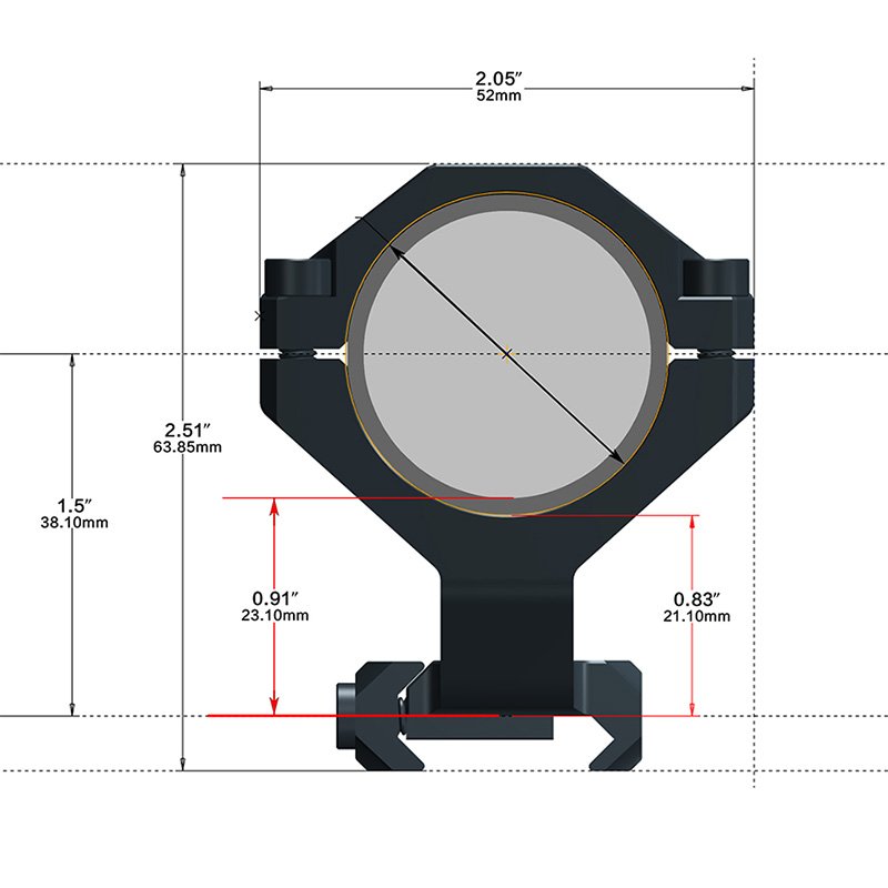 DiscoveryOPT Multi-Compatible Cantilever Scope Mount-7 DiscoveryOPT Multi-Compatible Cantilever Scope Mount