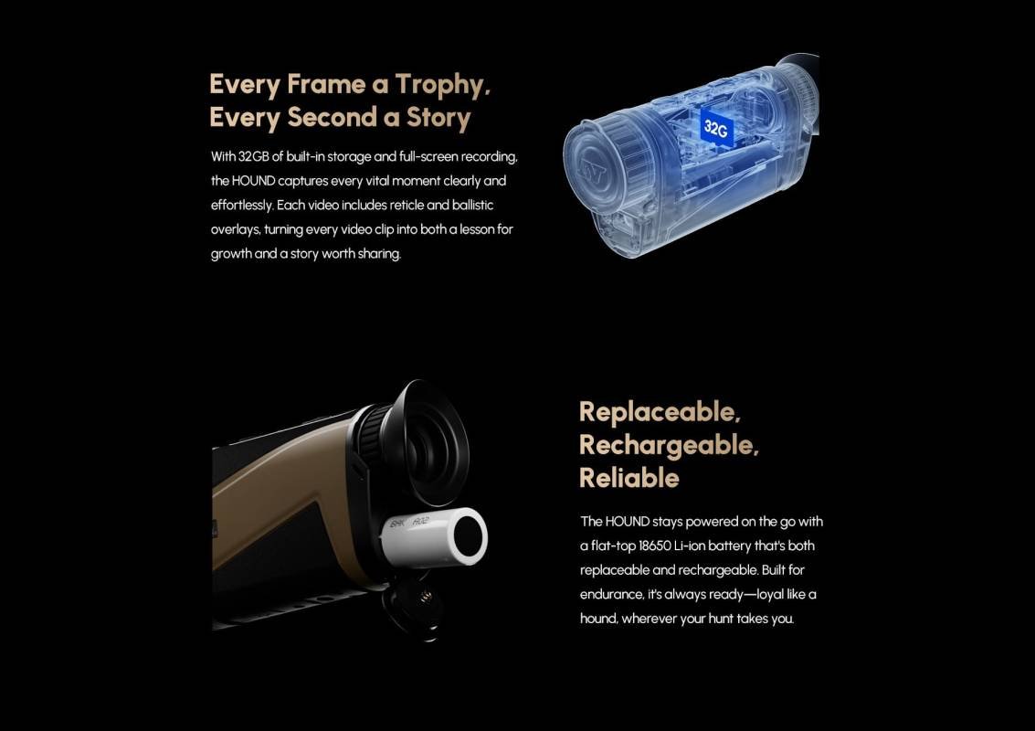 DNT Optics HOUND H325R Ballistic Thermal Monocular