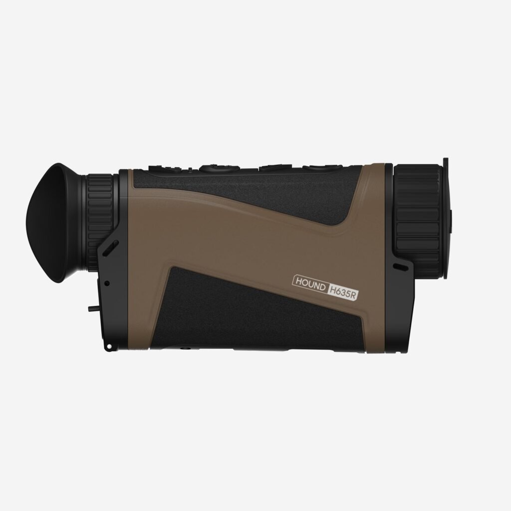 DNT Optics HOUND H635R Ballistic Thermal Monocular | 640x512 Sensor | 1200-Yard LRF & Ballistic Calculator | AI Super Resolution | IP67 Waterproof | 3-Year Warranty